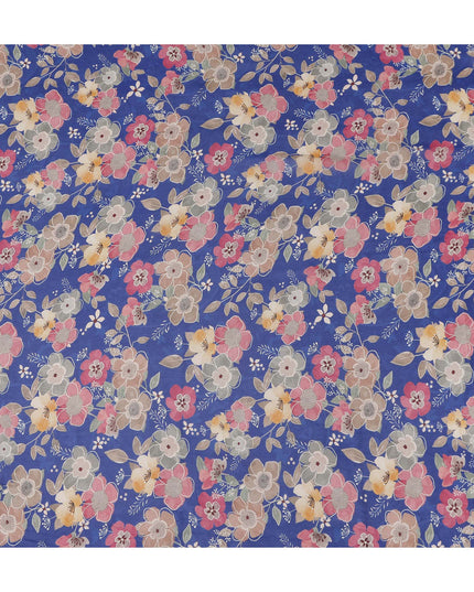 Cobalt Blue Viscose Georgette Fabric | Regal Fabrics