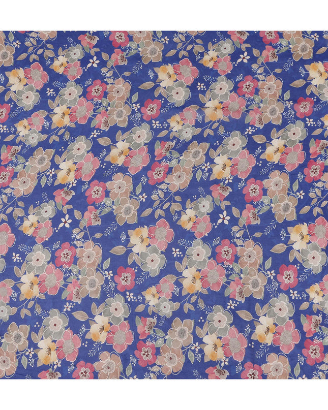 Cobalt Blue Viscose Georgette Fabric | Regal Fabrics