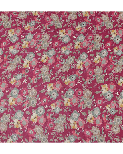 Fuchsia Pink Viscose Georgette Fabric | Regal Fabrics
