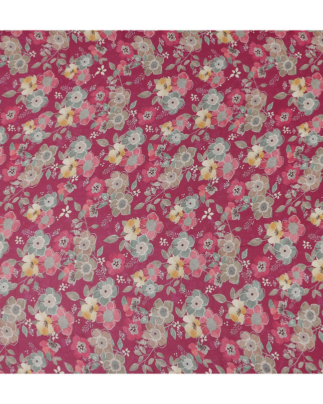 Fuchsia Pink Viscose Georgette Fabric | Regal Fabrics