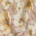 Dusty Pink Paisley Georgette Fabric
