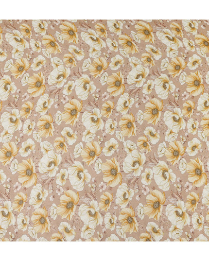 Dusty Pink Paisley Georgette Fabric