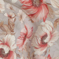 Ash Grey Viscose Georgette Fabric | Regal