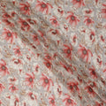 Ash Grey Viscose Georgette Fabric | Regal