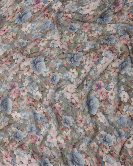 Sage Green Viscose Georgette Fabric | Regal Fabrics