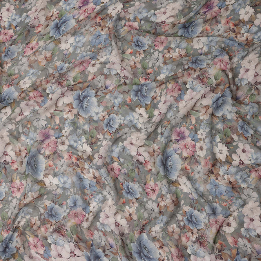 Sage Green Viscose Georgette Fabric | Regal Fabrics