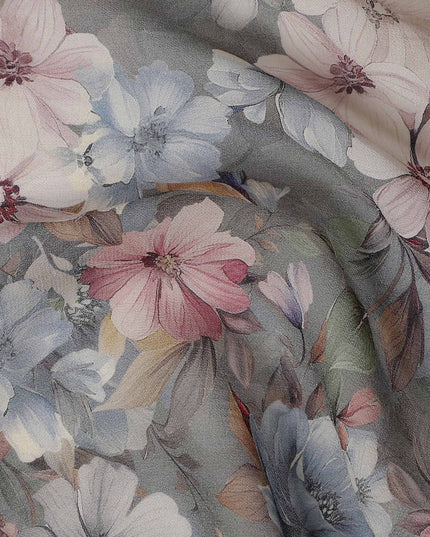 Sage Green Viscose Georgette Fabric | Regal Fabrics