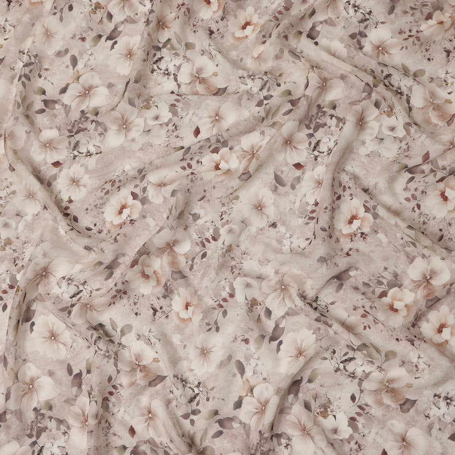 Sand Beige Viscose Georgette Fabric | Regal Fabrics