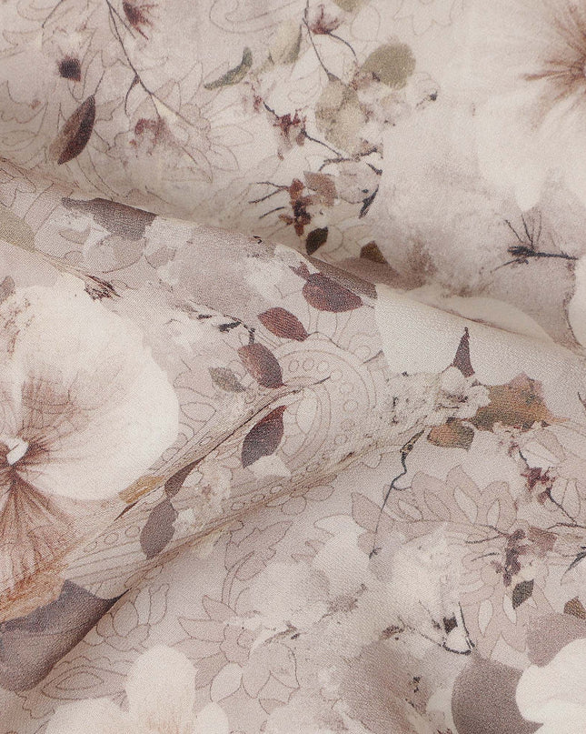 Sand Beige Viscose Georgette Fabric | Regal Fabrics