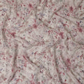 Ivory White Viscose Georgette Fabric