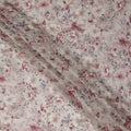 Ivory White Viscose Georgette Fabric