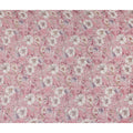 Rose Pink Floral Viscose Georgette Fabric