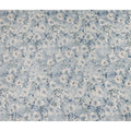 Dusty Blue Floral Viscose Georgette Fabric