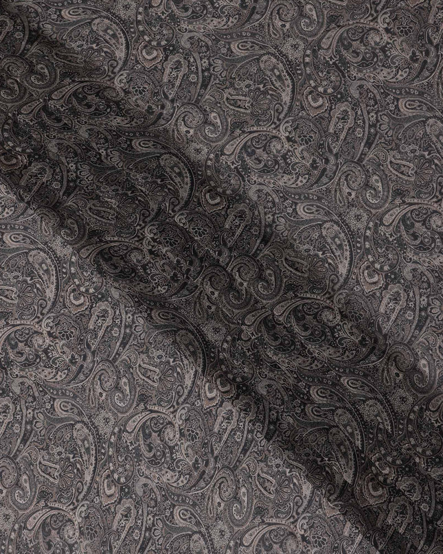 Onyx Black Viscose Georgette Fabric | Regal Fabrics