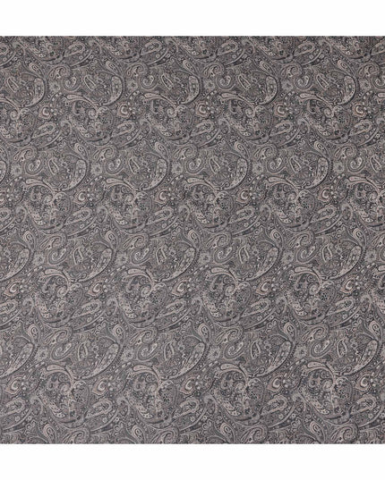 Onyx Black Viscose Georgette Fabric | Regal Fabrics