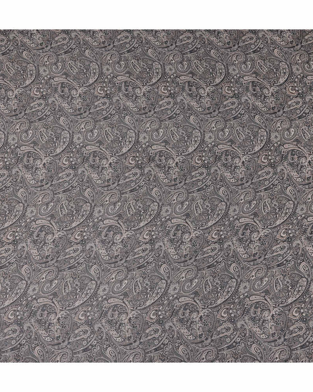 Onyx Black Viscose Georgette Fabric | Regal Fabrics