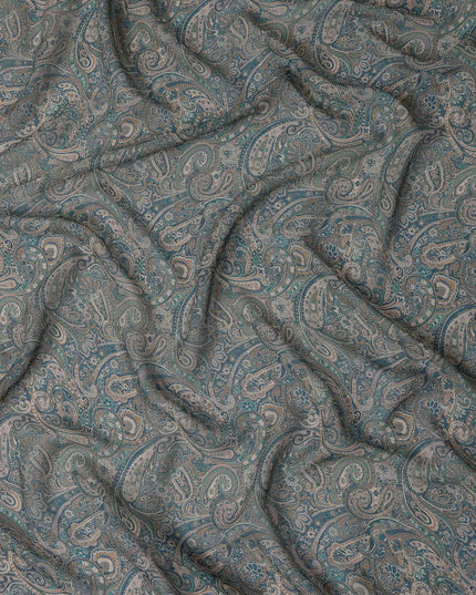 Teal Green Viscose Georgette Fabric | Regal Fabrics
