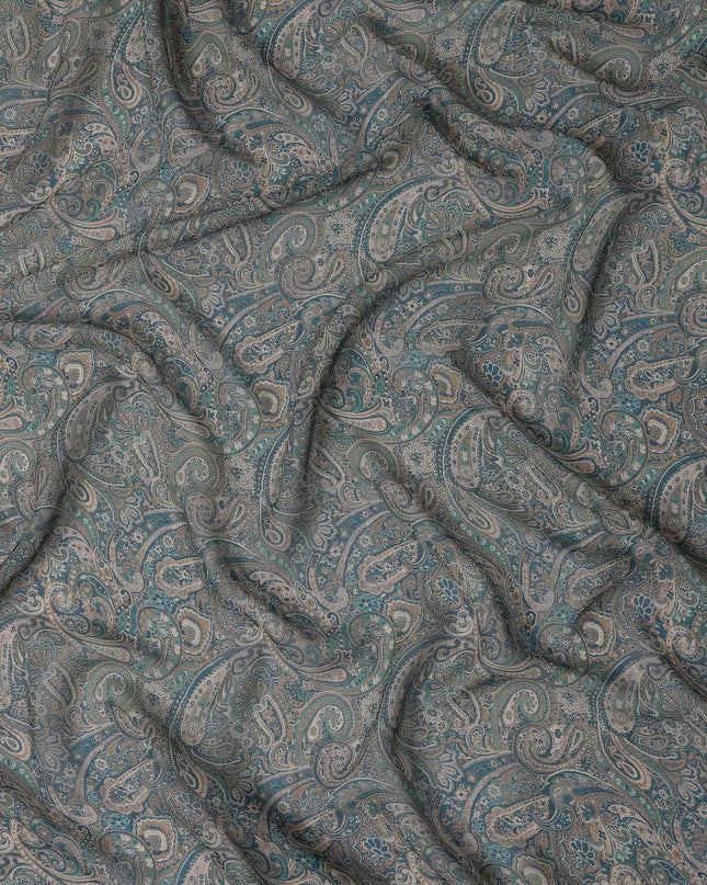 Teal Green Viscose Georgette Fabric | Regal Fabrics
