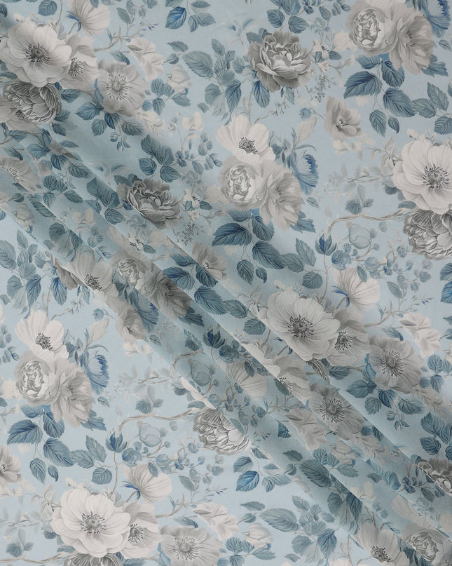 Powder Blue Viscose Georgette Fabric | Regal Fabrics
