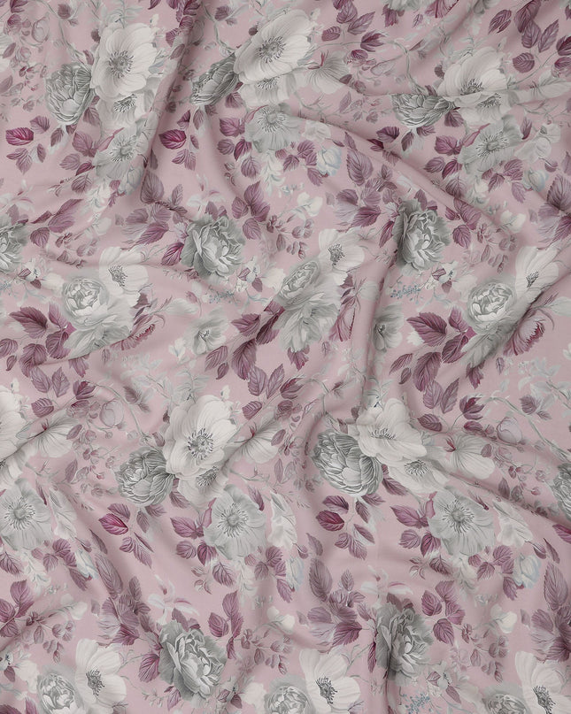 Blush Pink Viscose Georgette Fabric