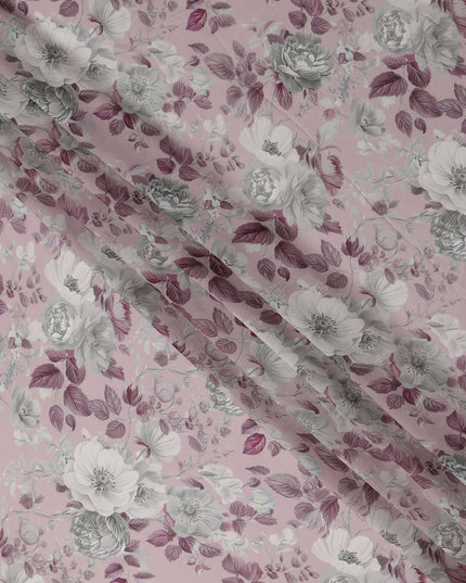 Blush Pink Viscose Georgette Fabric
