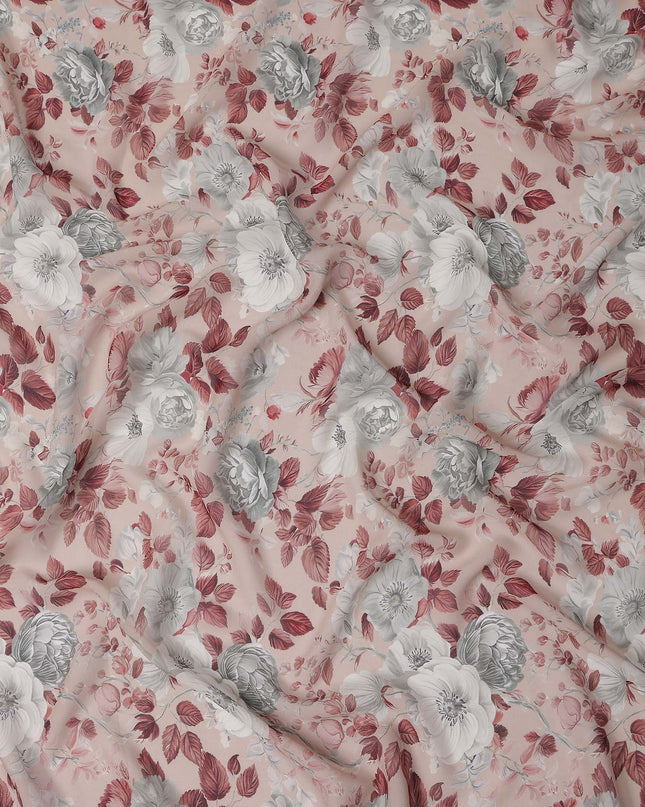 Mauve Pink Viscose Georgette Fabric