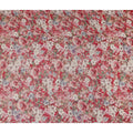 Coral Red Viscose Georgette Fabric | Regal