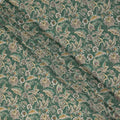 Sage Green Viscose Crepe Digital Printed Fabric 110cm | Rega