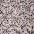 Lavender Purple Viscose Crepe Digital Printed Fabric 110cm |