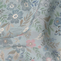 Powder Blue Viscose Crepe Digital Printed Fabric 110cm | Reg