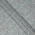 Powder Blue Viscose Crepe Digital Printed Fabric 110cm | Reg