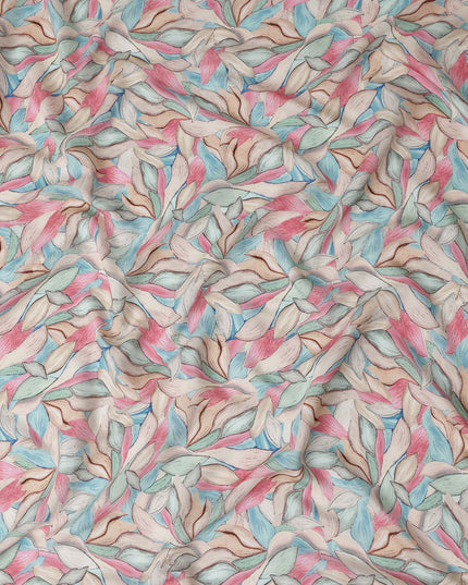 Candy Multicolor Viscose Digital Printed Fabric 110cm