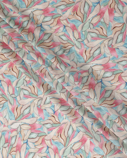 Candy Multicolor Viscose Digital Printed Fabric 110cm