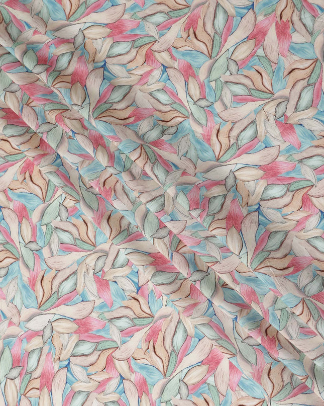 Candy Multicolor Viscose Digital Printed Fabric 110cm