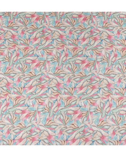 Candy Multicolor Viscose Digital Printed Fabric 110cm