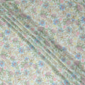 Pastel Multicolor Viscose Digital Printed Fabric 110cm