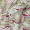 Blush Pink Viscose Digital Printed Fabric 110cm