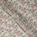 Blush Pink Viscose Digital Printed Fabric 110cm