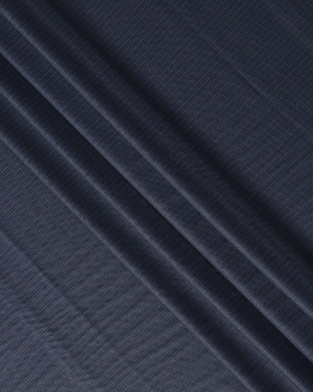 Midnight Navy Blue Loro Piana Wool Suiting 3.75m