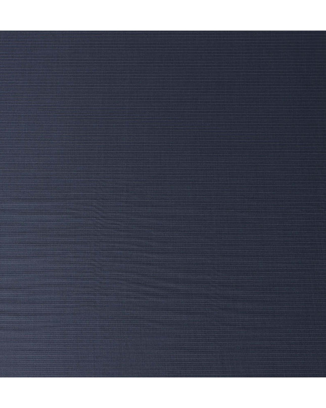 Midnight Navy Blue Loro Piana Wool Suiting 3.75m