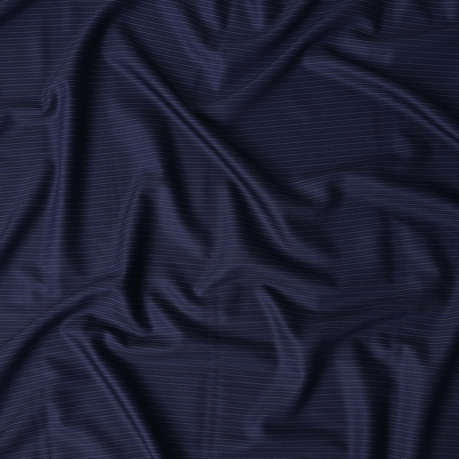 Ink Navy Blue Loro Piana Wool Suiting 3.75m