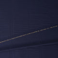 Elegant Ink Navy Blue Stripe Loro Piana Super 150's Merino Wool Suiting Tailoring Fabric Fine 3.75m x 150cm Piece Premium Quality Italian Origin - D32043 Regal Fabrics