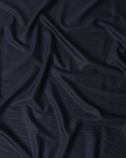 Coal Black Loro Piana Wool Suiting 3.75m