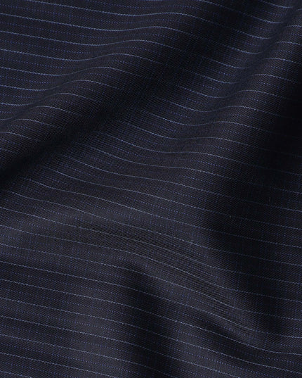 Coal Black Loro Piana Wool Suiting 3.75m
