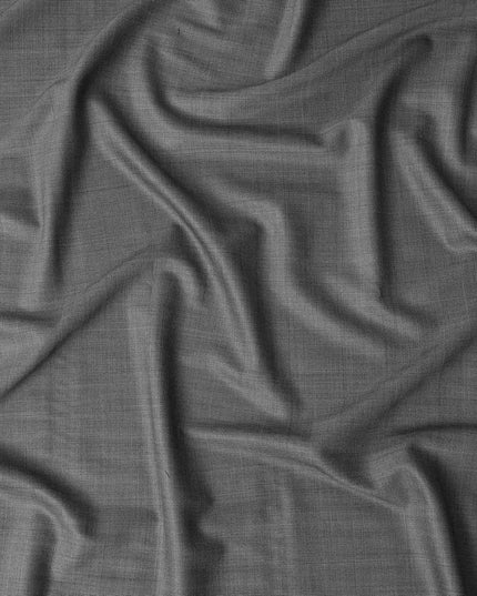 Steel Grey Loro Piana Wool Suiting 3.75m