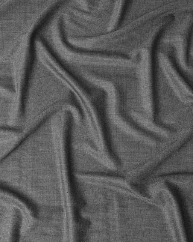 Steel Grey Loro Piana Wool Suiting 3.75m