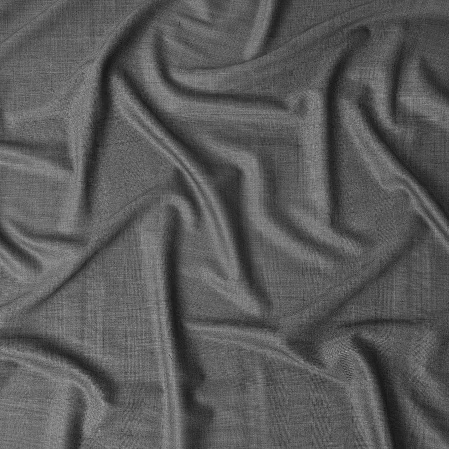 Steel Grey Loro Piana Wool Suiting 3.75m