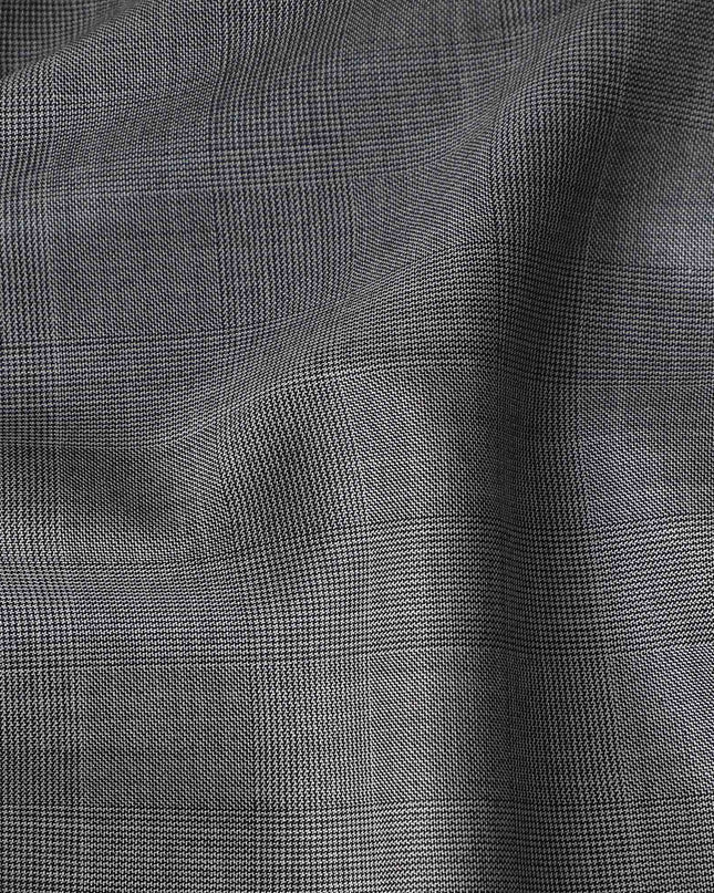 Steel Grey Loro Piana Wool Suiting 3.75m