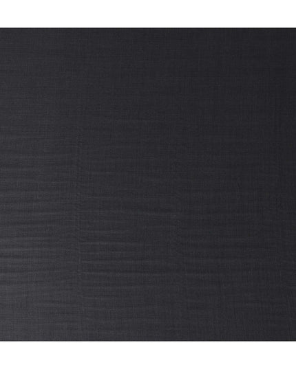 Charcoal Black Loro Piana Wool Suiting 3.75m