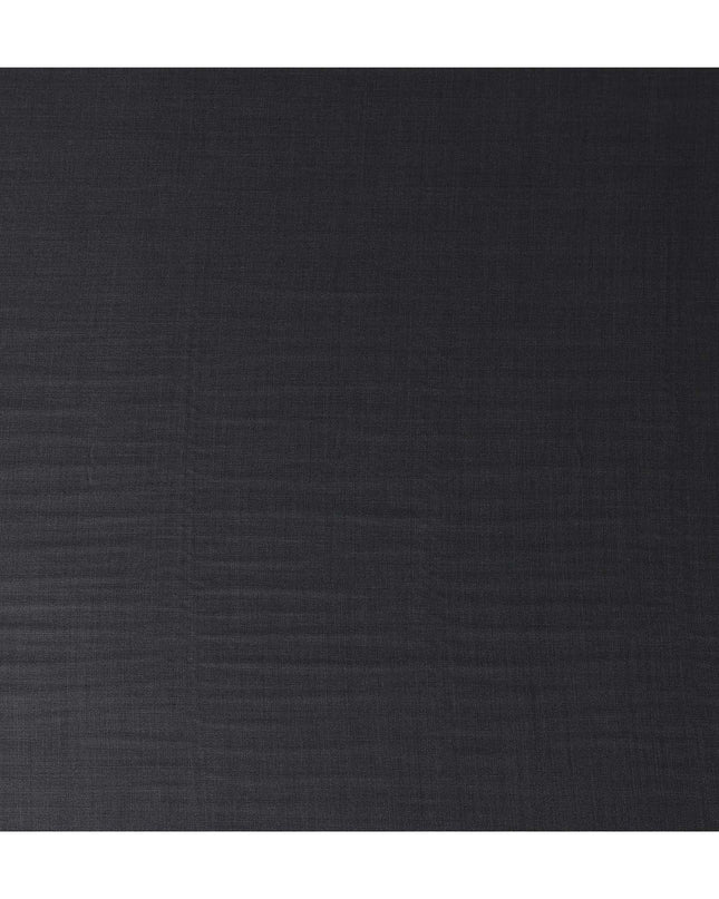 Charcoal Black Loro Piana Wool Suiting 3.75m